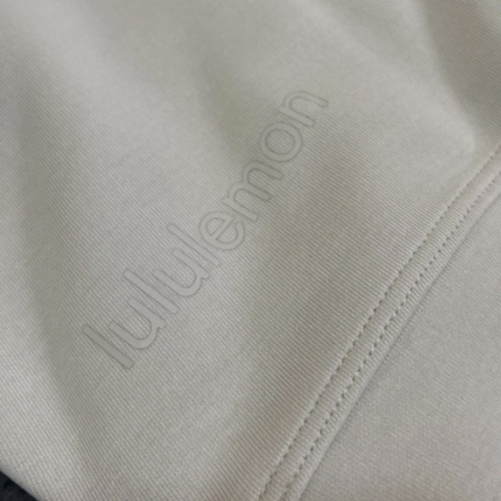 Lululemon Perfectly Oversized Cropped Crew Softstrem Bone Coloropal Size 8 NEW - Picture 3 of 7